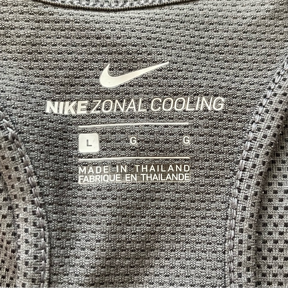 Nike Zonal Cooling tank‎ top dark gray women’s size large - Picture 6 of 6